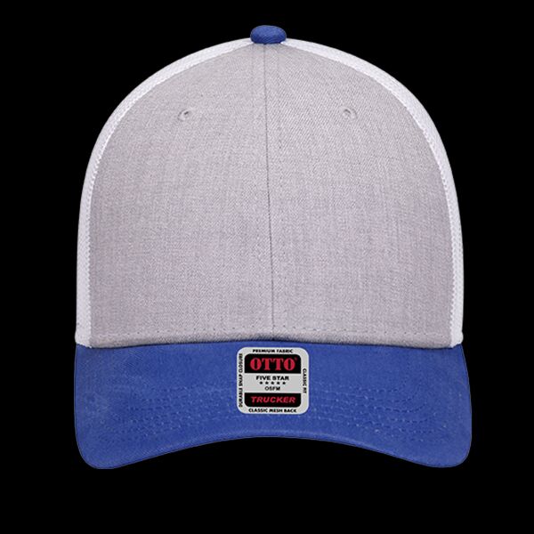 OTTO CAP® 6 Panel Low Profile Mesh Back Trucker Hat Thumbnail