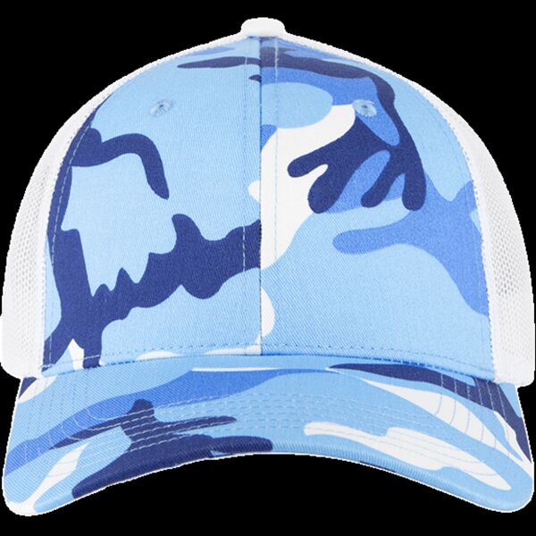 OTTO CAP® Camouflage 6 Panel Low Profile Mesh Back Trucker Hat Thumbnail