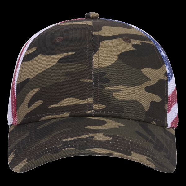 OTTO CAP® 6 Panel Low Profile Mesh Back Trucker Hat Thumbnail