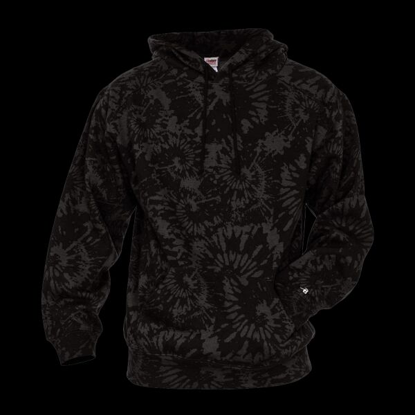 Unisex Tie-Dyed Triblend Hooded Sweatshirt Thumbnail