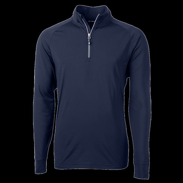 Cutter & Buck Adapt Eco Knit Stretch Recycled Mens Big and Tall Quarter Zip Pullover Thumbnail