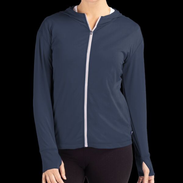 Cutter & Buck Daybreak Eco Recycled Womens Full Zip Hoodie Thumbnail