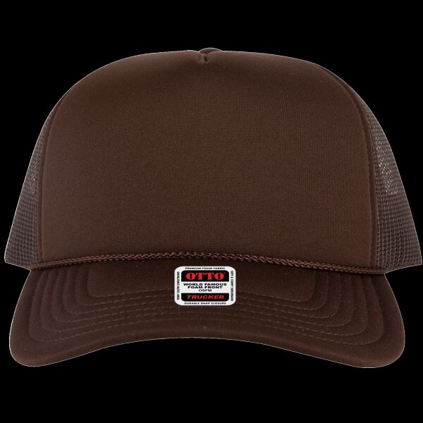 OTTO CAP® 5 Panel High Crown Mesh Back Trucker Hat Thumbnail