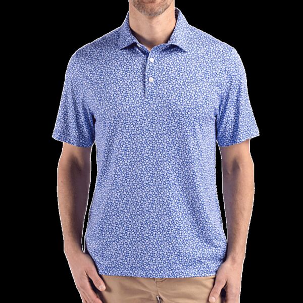 Cutter & Buck Pike Eco Flora Print Mens Polo Thumbnail