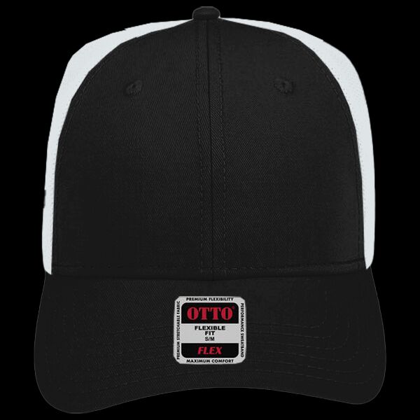OTTO CAP® OTTO FLEX® Fitted 6 Panel Low Profile Mesh Back Trucker Hat Thumbnail