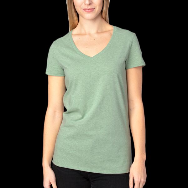 Women's Ultimate CVC V-Neck T-Shirt Thumbnail