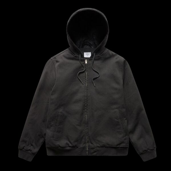 CANVAS BOMBER HOOD JACKET Thumbnail