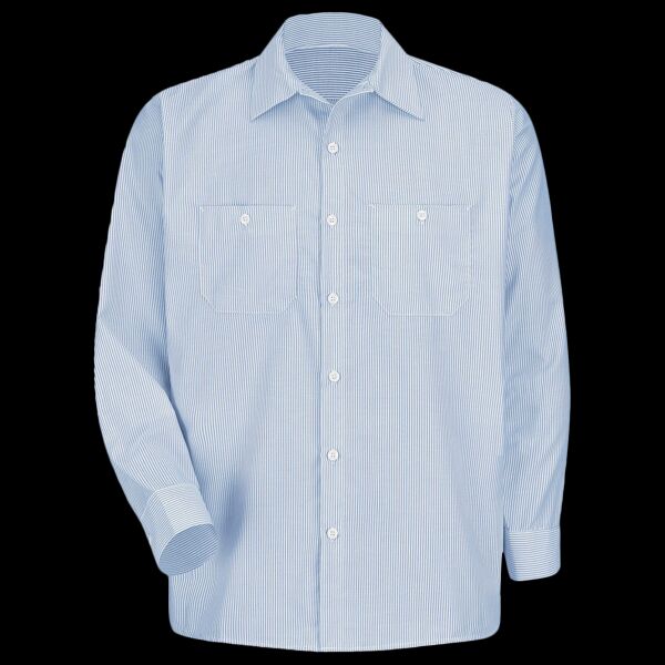 Men's Industrial Stripe Work Shirt Thumbnail