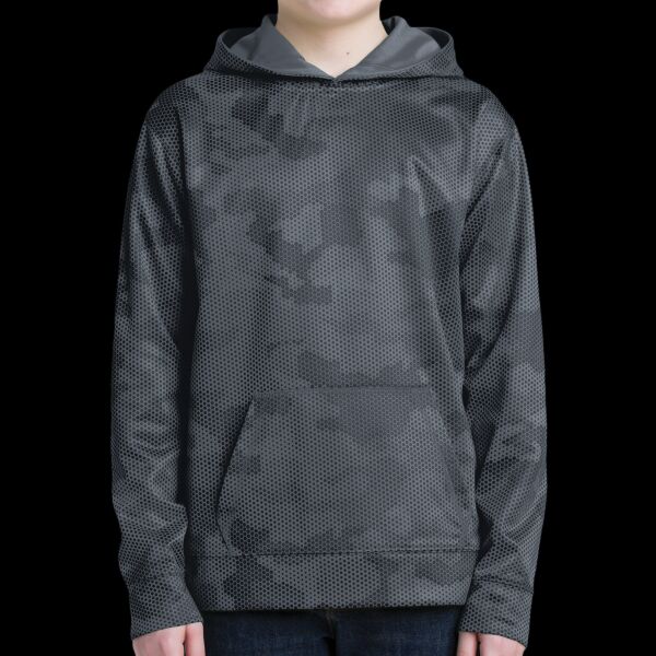 Youth Sport Wick ® CamoHex Fleece Hooded Pullover Thumbnail