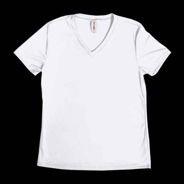AJ202 Women's V-Neck Tec Tee Thumbnail
