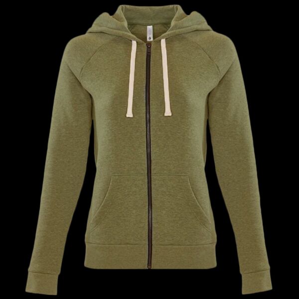 Women's Malibu Raglan Full-Zip Hoodie Sweatshirt Thumbnail