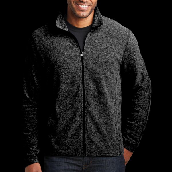 Adult Heather Microfleece Jacket Thumbnail