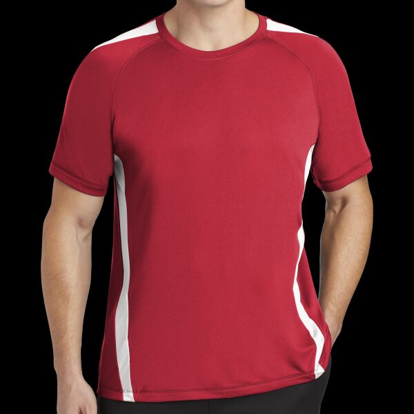 Unisex Colorblock Poly T Shirt Thumbnail