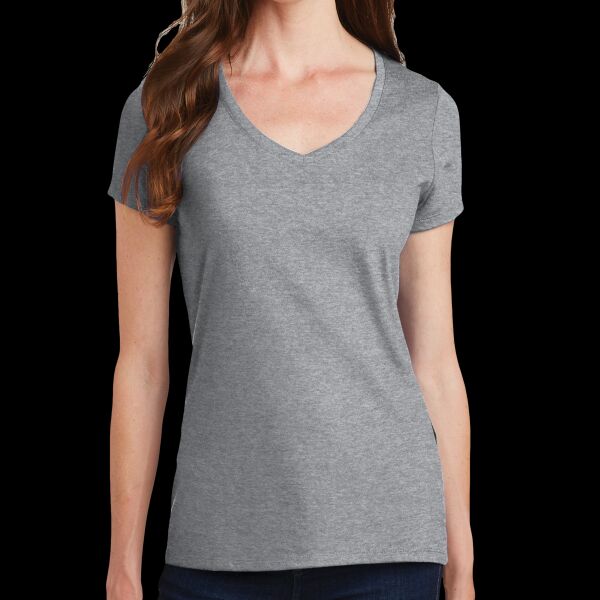 Ladies 4.5oz Fan Favorite V-Neck T-Shirt Thumbnail