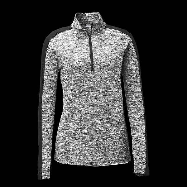 Ladies Heather 1/4 Zip Pullover Thumbnail