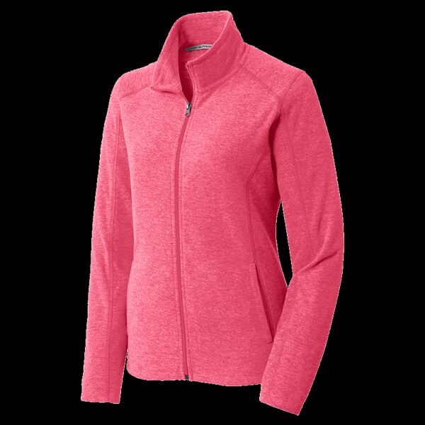 Ladies Heather Microfleece Jacket Thumbnail