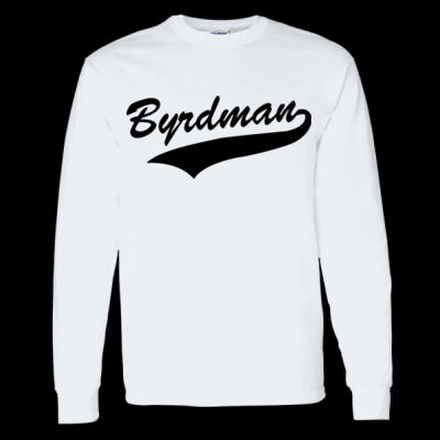 Byrdman - Heavy Cotton 100% Cotton Long Sleeve T Shirt Thumbnail