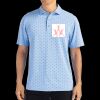 Cutter & Buck Virtue Eco Pique Tile Print Recycled Mens Polo Thumbnail