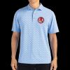 Cutter & Buck Virtue Eco Pique Tile Print Recycled Mens Polo Thumbnail