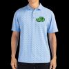 Cutter & Buck Virtue Eco Pique Tile Print Recycled Mens Polo Thumbnail