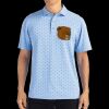 Cutter & Buck Virtue Eco Pique Tile Print Recycled Mens Polo Thumbnail