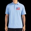 Cutter & Buck Virtue Eco Pique Tile Print Recycled Mens Polo Thumbnail