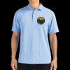 Cutter & Buck Virtue Eco Pique Tile Print Recycled Mens Polo Thumbnail