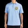 Cutter & Buck Virtue Eco Pique Tile Print Recycled Mens Polo Thumbnail
