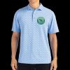 Cutter & Buck Virtue Eco Pique Tile Print Recycled Mens Polo Thumbnail