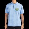 Cutter & Buck Virtue Eco Pique Tile Print Recycled Mens Polo Thumbnail
