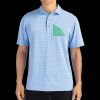 Cutter & Buck Virtue Eco Pique Tile Print Recycled Mens Polo Thumbnail