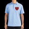 Cutter & Buck Virtue Eco Pique Tile Print Recycled Mens Polo Thumbnail