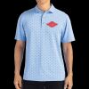 Cutter & Buck Virtue Eco Pique Tile Print Recycled Mens Polo Thumbnail