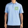 Cutter & Buck Virtue Eco Pique Tile Print Recycled Mens Polo Thumbnail