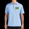 Cutter & Buck Virtue Eco Pique Tile Print Recycled Mens Polo Thumbnail