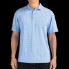 Cutter & Buck Virtue Eco Pique Tile Print Recycled Mens Polo Thumbnail
