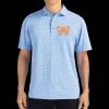 Cutter & Buck Virtue Eco Pique Tile Print Recycled Mens Polo Thumbnail