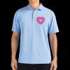 Cutter & Buck Virtue Eco Pique Tile Print Recycled Mens Polo Thumbnail