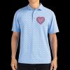 Cutter & Buck Virtue Eco Pique Tile Print Recycled Mens Polo Thumbnail