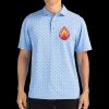 Cutter & Buck Virtue Eco Pique Tile Print Recycled Mens Polo Thumbnail