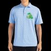 Cutter & Buck Virtue Eco Pique Tile Print Recycled Mens Polo Thumbnail