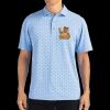 Cutter & Buck Virtue Eco Pique Tile Print Recycled Mens Polo Thumbnail