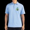 Cutter & Buck Virtue Eco Pique Tile Print Recycled Mens Polo Thumbnail