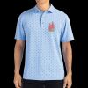 Cutter & Buck Virtue Eco Pique Tile Print Recycled Mens Polo Thumbnail