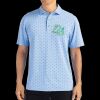 Cutter & Buck Virtue Eco Pique Tile Print Recycled Mens Polo Thumbnail