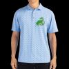 Cutter & Buck Virtue Eco Pique Tile Print Recycled Mens Polo Thumbnail
