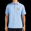 Cutter & Buck Virtue Eco Pique Tile Print Recycled Mens Polo Thumbnail