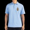 Cutter & Buck Virtue Eco Pique Tile Print Recycled Mens Polo Thumbnail
