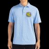 Cutter & Buck Virtue Eco Pique Tile Print Recycled Mens Polo Thumbnail