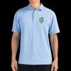 Cutter & Buck Virtue Eco Pique Tile Print Recycled Mens Polo Thumbnail
